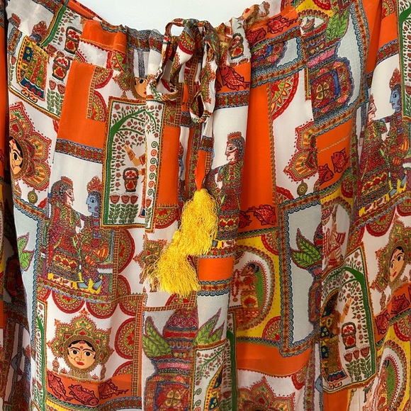 Calypso St. Barth Rare Tenaja Tank Top And Skirt Silk Set - Picture 10 of 12